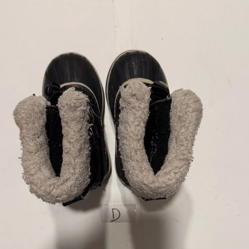 Sorel Black and Gray Waterproof Boots